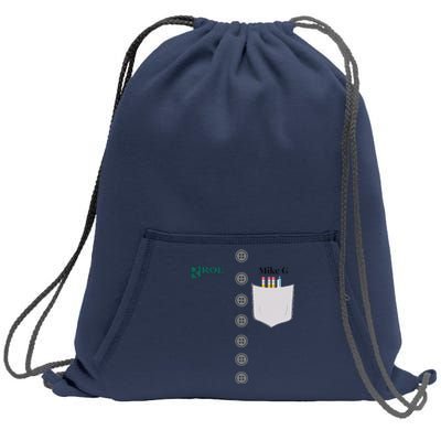 Simple Basic Sweatshirt Cinch Pack Bag