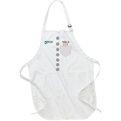 Simple Basic Full-Length Apron With Pockets