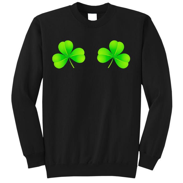 Shamrock Boobs Saint St Patrick's Paddys Day Irish Boobies Sweatshirt