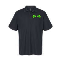 Shamrock Boobs Saint St Patrick's Paddys Day Irish Boobies Softstyle Adult Sport Polo