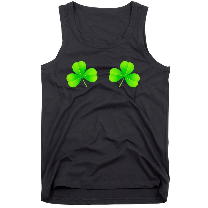 Shamrock Boobs Saint St Patrick's Paddys Day Irish Boobies Tank Top