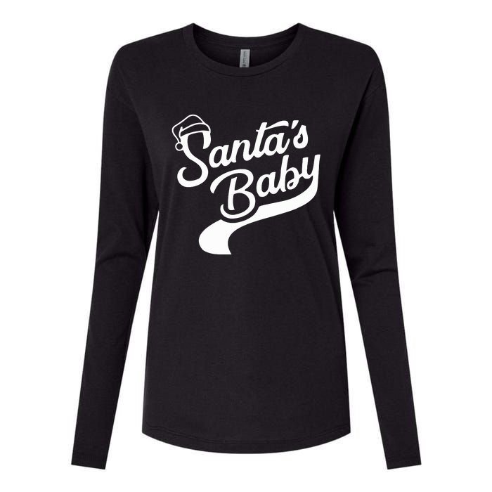 SantaS Baby Womens Cotton Relaxed Long Sleeve T-Shirt