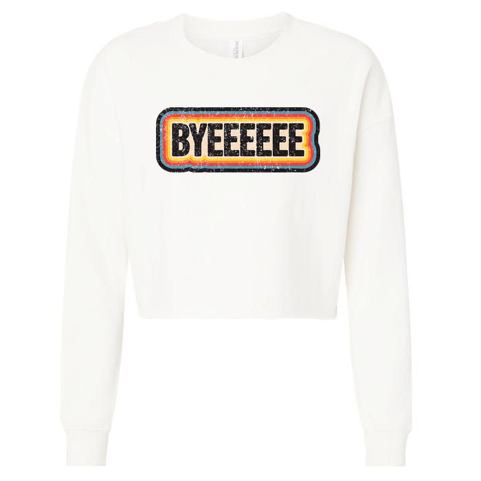 Smartless Bye Cropped Pullover Crew