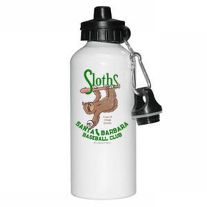 Santa Barbara Sloths Minor League Retro Baseball Team Aluminum Water Bottle