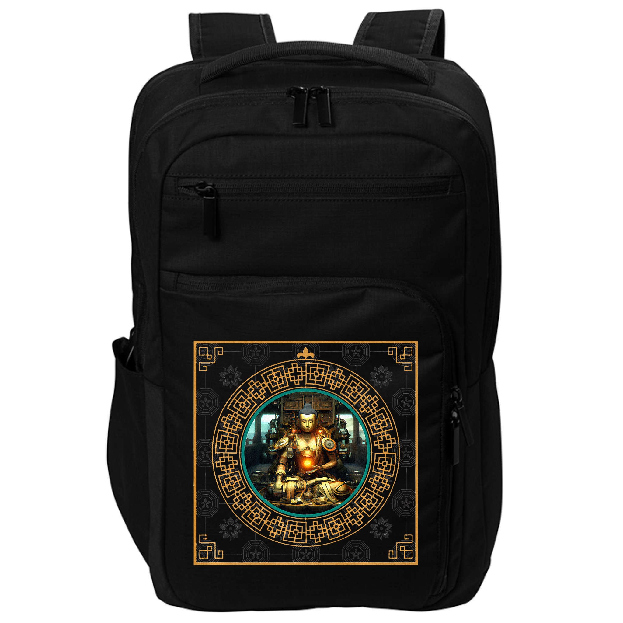 Steampunk Buddha Impact Tech Backpack