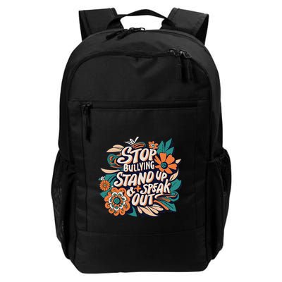 Stop Bullying Stand Up And Speak Out Anti Bullying Unity Daily Commute Backpack