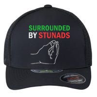 Surrounded By Stunads Funny Italian Sayings Flexfit Unipanel Trucker Cap