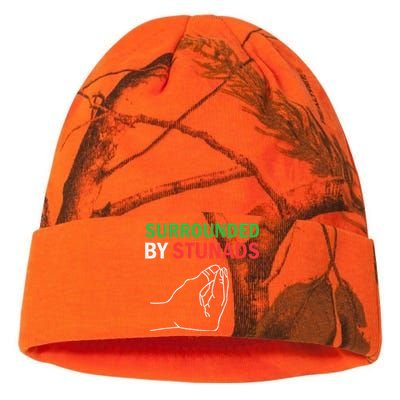 Surrounded By Stunads Funny Italian Sayings Kati Licensed 12" Camo Beanie