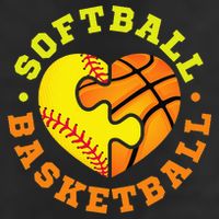 Softball Basketball 7 Panel Mesh Trucker Snapback Hat