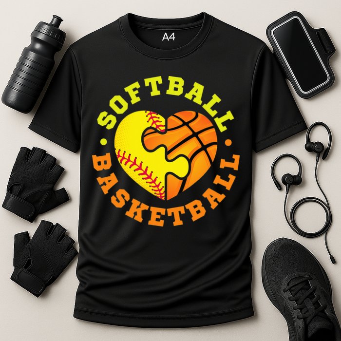 Softball Basketball Cooling Performance Crew T-Shirt