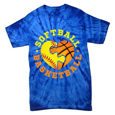 Softball Basketball Tie-Dye T-Shirt