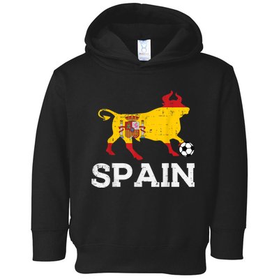 Spain Bull Spanish Soccer Ball    Boys Girls Toddler Hoodie