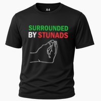 Surrounded By Stunads Funny Italian Sayings Cooling Performance Crew T-Shirt