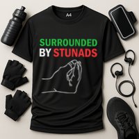 Surrounded By Stunads Funny Italian Sayings Cooling Performance Crew T-Shirt