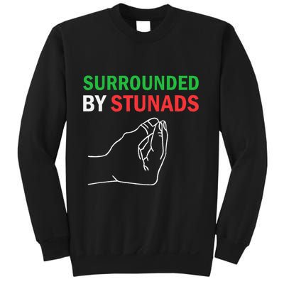 Surrounded By Stunads Funny Italian Sayings Sweatshirt