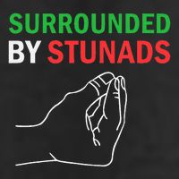 Surrounded By Stunads Funny Italian Sayings Golf Towel