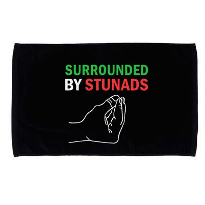 Surrounded By Stunads Funny Italian Sayings Microfiber Hand Towel