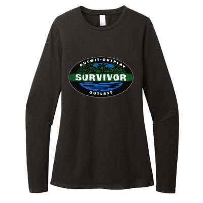 Survivor Borneo Womens CVC Long Sleeve Shirt