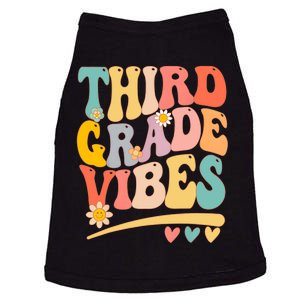 Third Grade Vibes For Girl Boy 3rd Grade Teacher Doggie Tank