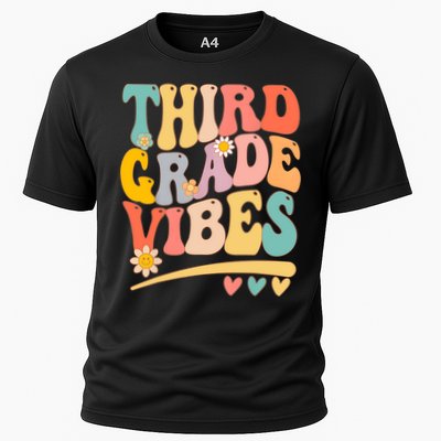 Third Grade Vibes For Girl Boy 3rd Grade Teacher Performance Shirt