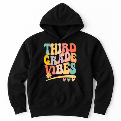 Third Grade Vibes For Girl Boy 3rd Grade Teacher Hoodie