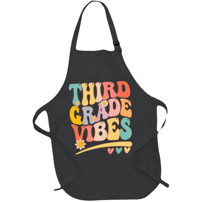 Third Grade Vibes For Girl Boy 3rd Grade Teacher Apron