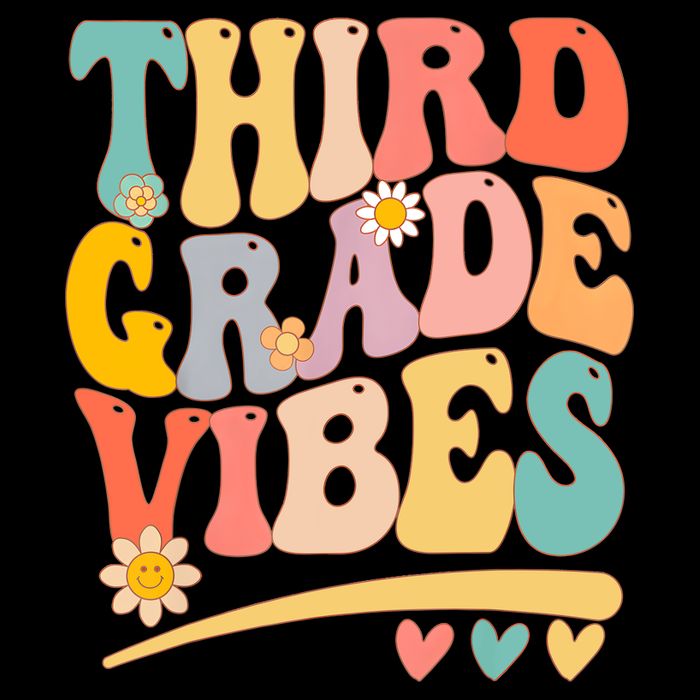 Third Grade Vibes For Girl Boy 3rd Grade Teacher Apron