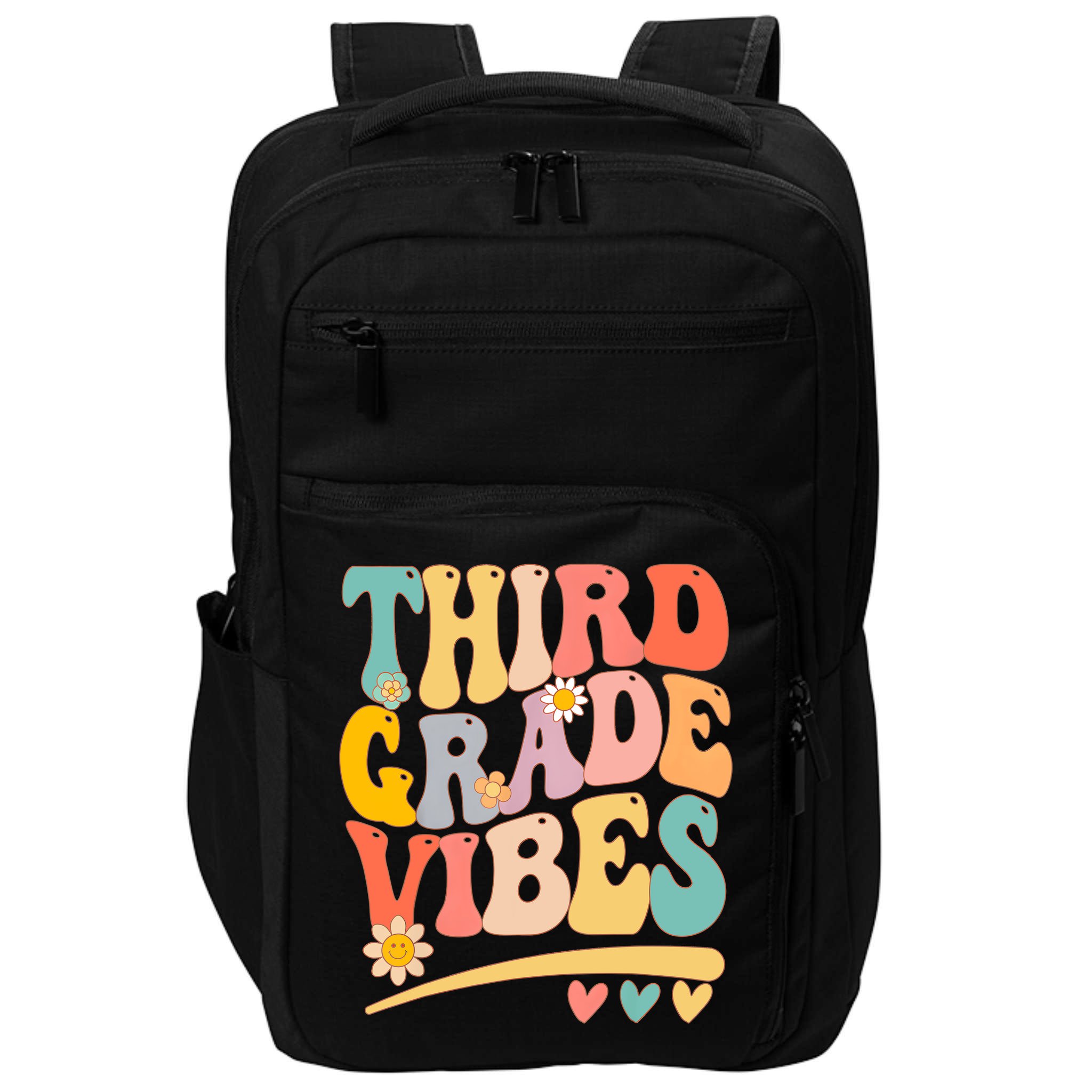 Third Grade Vibes For Girl Boy 3rd Grade Teacher Impact Tech Backpack