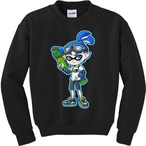 Squid Boy Kids Sweatshirt