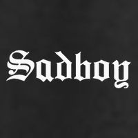 Sad Boy Sadboy Old English Typography 7 Panel Mesh Trucker Snapback Hat