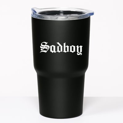 Sad Boy Sadboy Old English Typography Tumbler