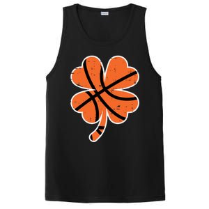 Shamrock Basketball St Patricks Day Sports Cute Gift PosiCharge Competitor Tank