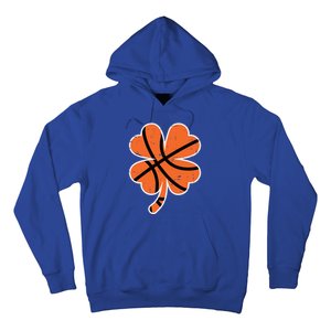 Shamrock Basketball St Patricks Day Sports Cute Gift Hoodie