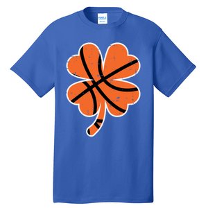 Shamrock Basketball St Patricks Day Sports Cute Gift Tall T-Shirt