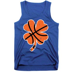 Shamrock Basketball St Patricks Day Sports Cute Gift Tank Top