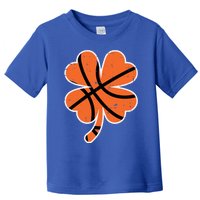 Shamrock Basketball St Patricks Day Sports Cute Gift Toddler T-Shirt