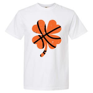 Shamrock Basketball St Patricks Day Sports Cute Gift Garment-Dyed Heavyweight T-Shirt