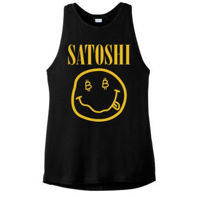 Satoshi Bitcoin Ladies PosiCharge Tri-Blend Wicking Tank