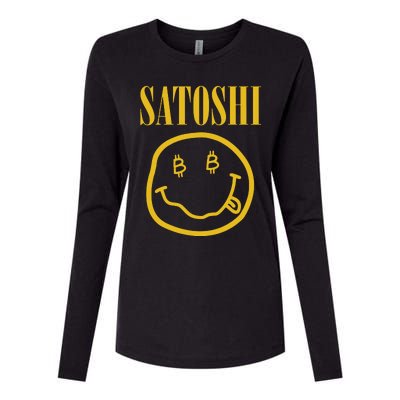 Satoshi Bitcoin Womens Cotton Relaxed Long Sleeve T-Shirt