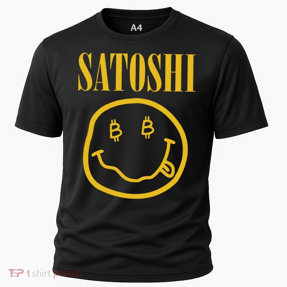 Satoshi Bitcoin Cooling Performance Crew T-Shirt