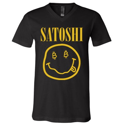 Satoshi Bitcoin V-Neck T-Shirt