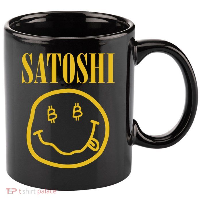Satoshi Bitcoin 11oz C Handle Ceramic Mug