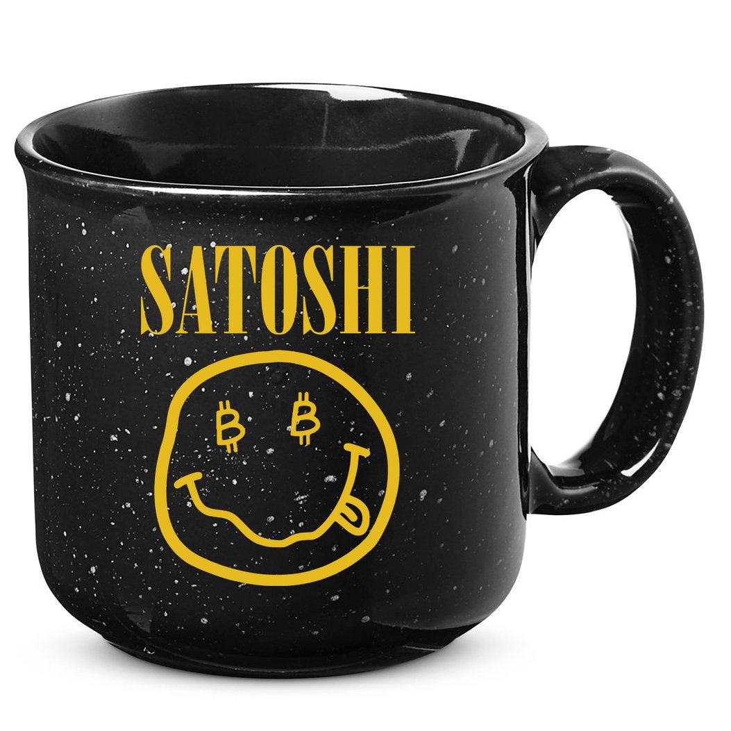 Satoshi Bitcoin 15oz Campfire Ceramic Mug