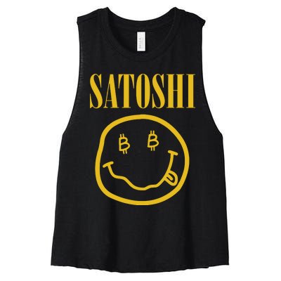 Satoshi Bitcoin Women's Racerback Cropped Tank