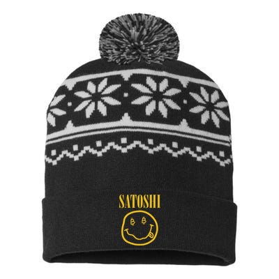 Satoshi Bitcoin USA-Made Snowflake Beanie