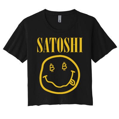 Satoshi Bitcoin Women's Crop Top Tee