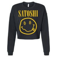 Satoshi Bitcoin Cropped Pullover Crew