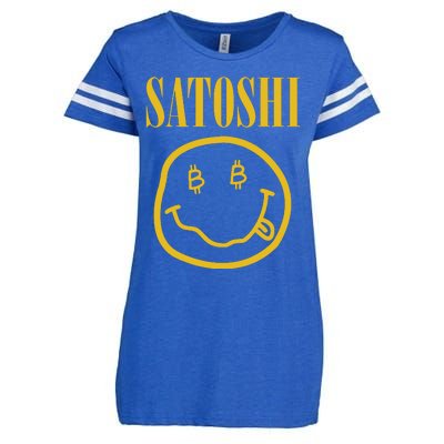 Satoshi Bitcoin Enza Ladies Jersey Football T-Shirt