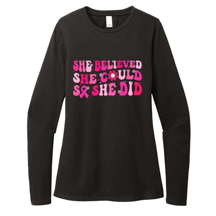 She Believed She Could So She Did Womens CVC Long Sleeve Shirt