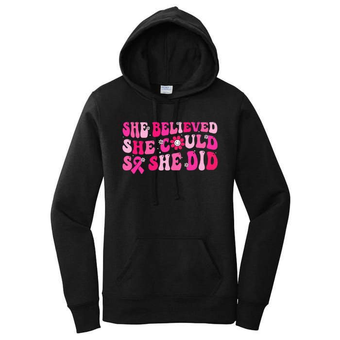 She Believed She Could So She Did Women's Pullover Hoodie